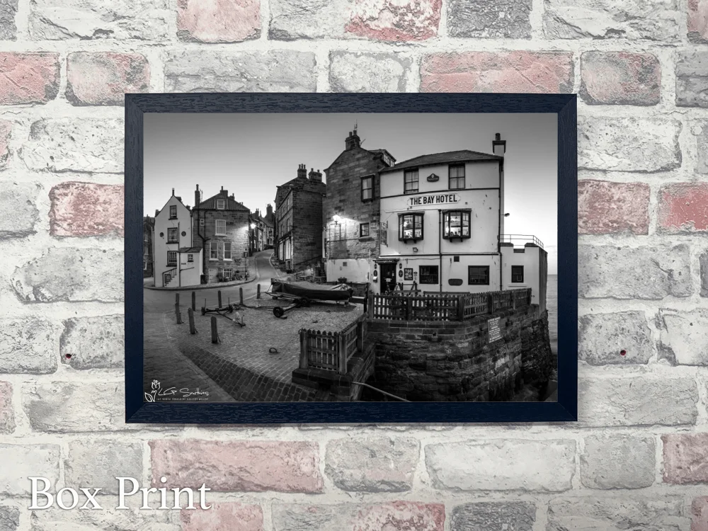 The Bay Hotel And King Street Robin Hood's Bay 4 The Bay Hotel And King Street Robin Hood's Bay - Landscape-Box-Print
