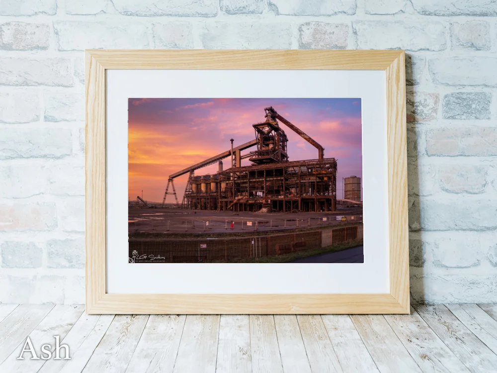 The Final Sunrise At Redcar Blast Furnace Demolition Day 7 The Final Sunrise At Redcar Blast Furnace Demolition Day - Ash-Landscape-Frame