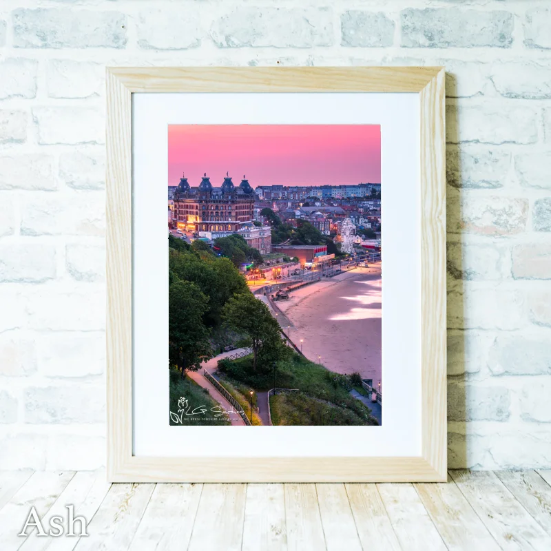 The Grand And Scarborough Beach 4 The Grand And Scarborough Beach - Ash-Portrait-Frame