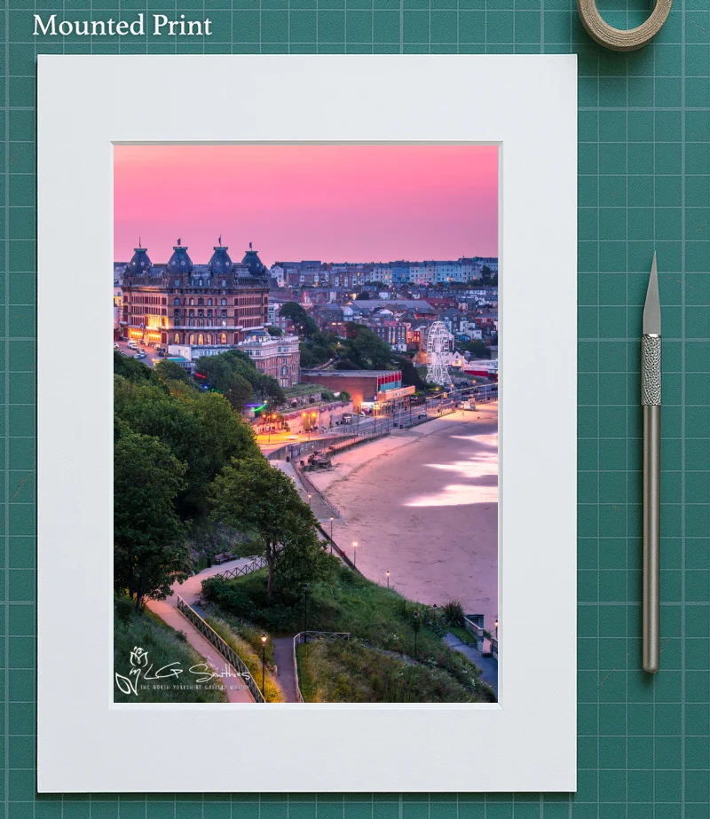 The Grand And Scarborough Beach 5 The Grand And Scarborough Beach - Mounted-Print-Portrait