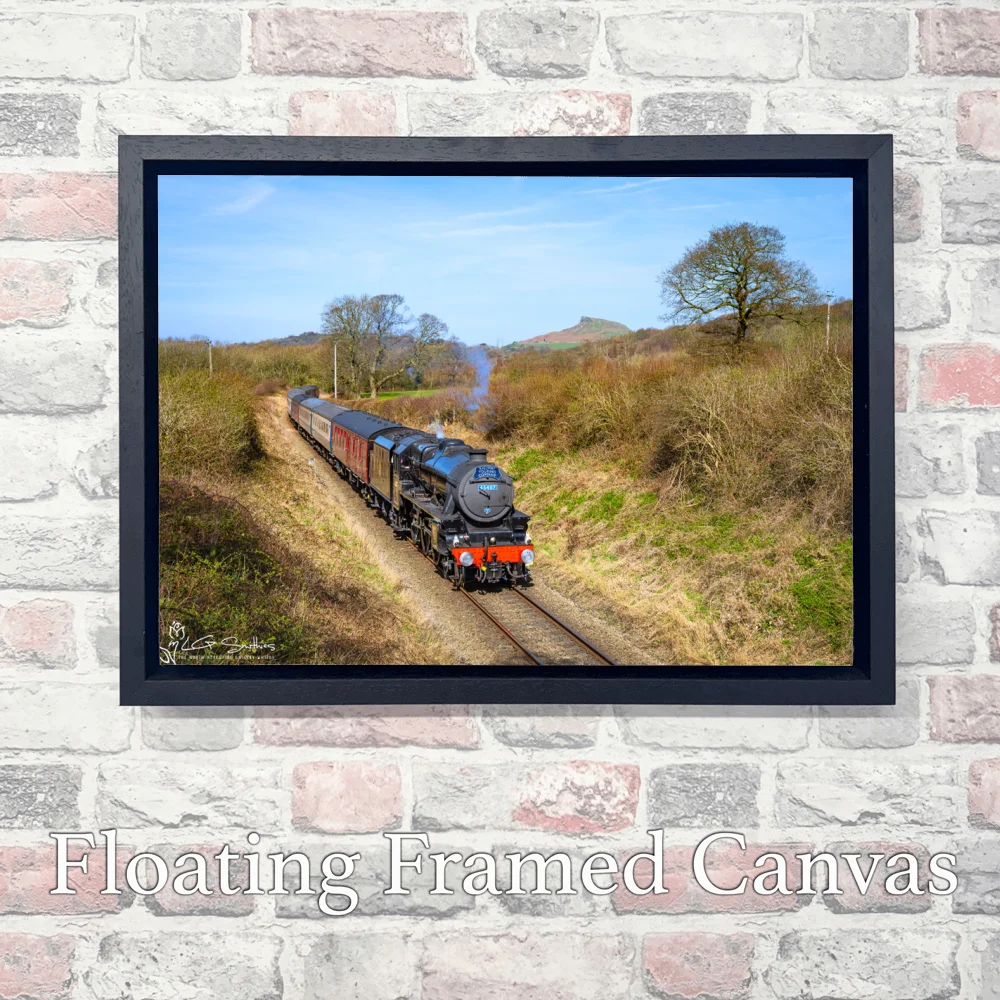 The Lancashire Fusilier at Roseberry Topping 3 The Lancashire Fusilier at Roseberry Topping - Landscape-Float-Frame-Canvas
