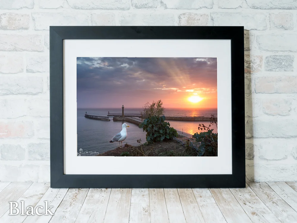 The Menace Of Whitby 6 The Menace Of Whitby - Black-Landscape-Frame