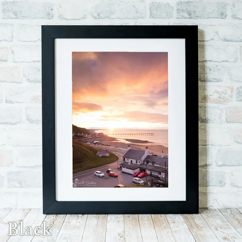 The Ship Saltburn 3 The Ship Saltburn - Black-Portrait-Frame