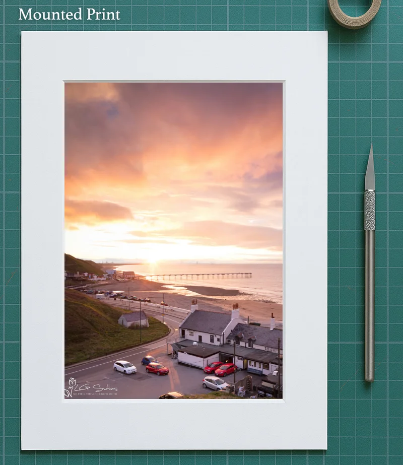 The Ship Saltburn 5 The Ship Saltburn - Mounted-Print-Portrait