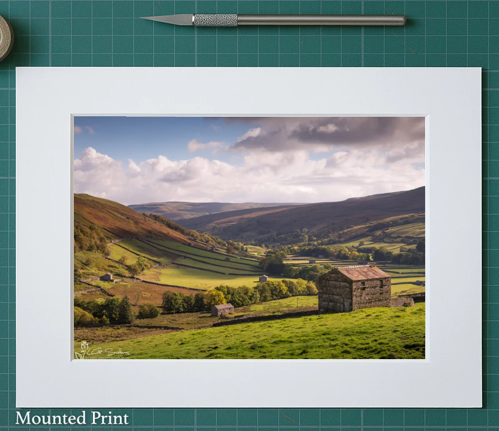 Thwaite Autumn Afternoon 2 Thwaite Autumn Afternoon - Landscape-Mounted-Print