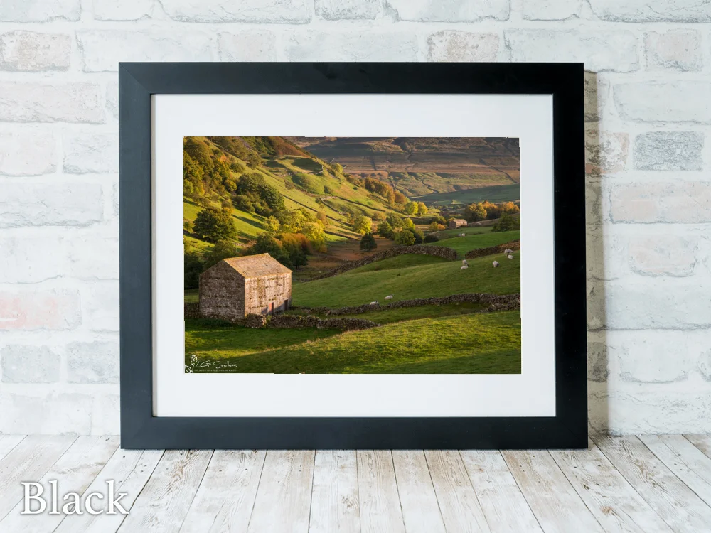Thwaite Barns Swaledale 6 Thwaite Barns Swaledale - Black-Landscape-Frame
