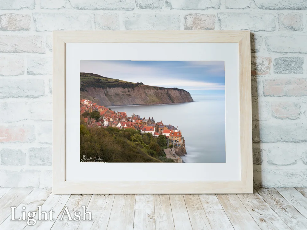 Tranquil Robin Hood's Bay Yorkshire Coast 5 Tranquil Robin Hood's Bay Yorkshire Coast - Light-Ash-Landscape-Frame