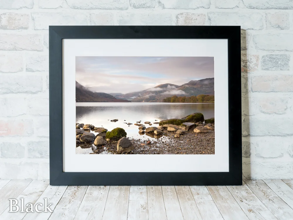 Ullswater In The Lake District National Park 6 Ullswater In The Lake District National Park - Black-Landscape-Frame