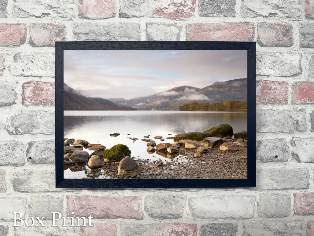 Ullswater In The Lake District National Park 4 Ullswater In The Lake District National Park - Landscape-Box-Print