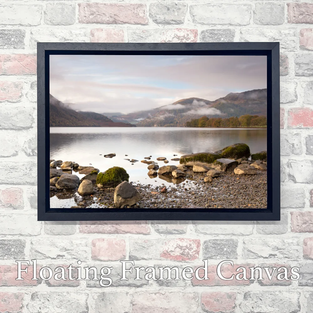 Ullswater In The Lake District National Park 3 Ullswater In The Lake District National Park - Landscape-Float-Frame-Canvas