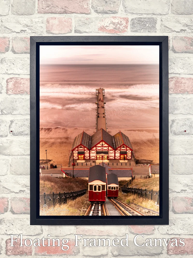 Victorian Pier Saltburn 7 Victorian Pier Saltburn - Float-Frame-Canvas-Portrait