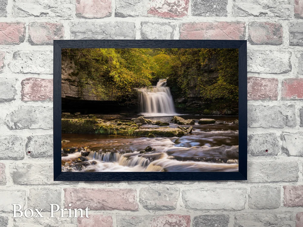 West Burton Falls 4 West Burton Falls - Landscape-Box-Print