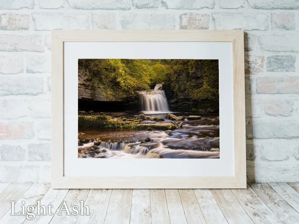 West Burton Falls 5 West Burton Falls - Light-Ash-Landscape-Frame