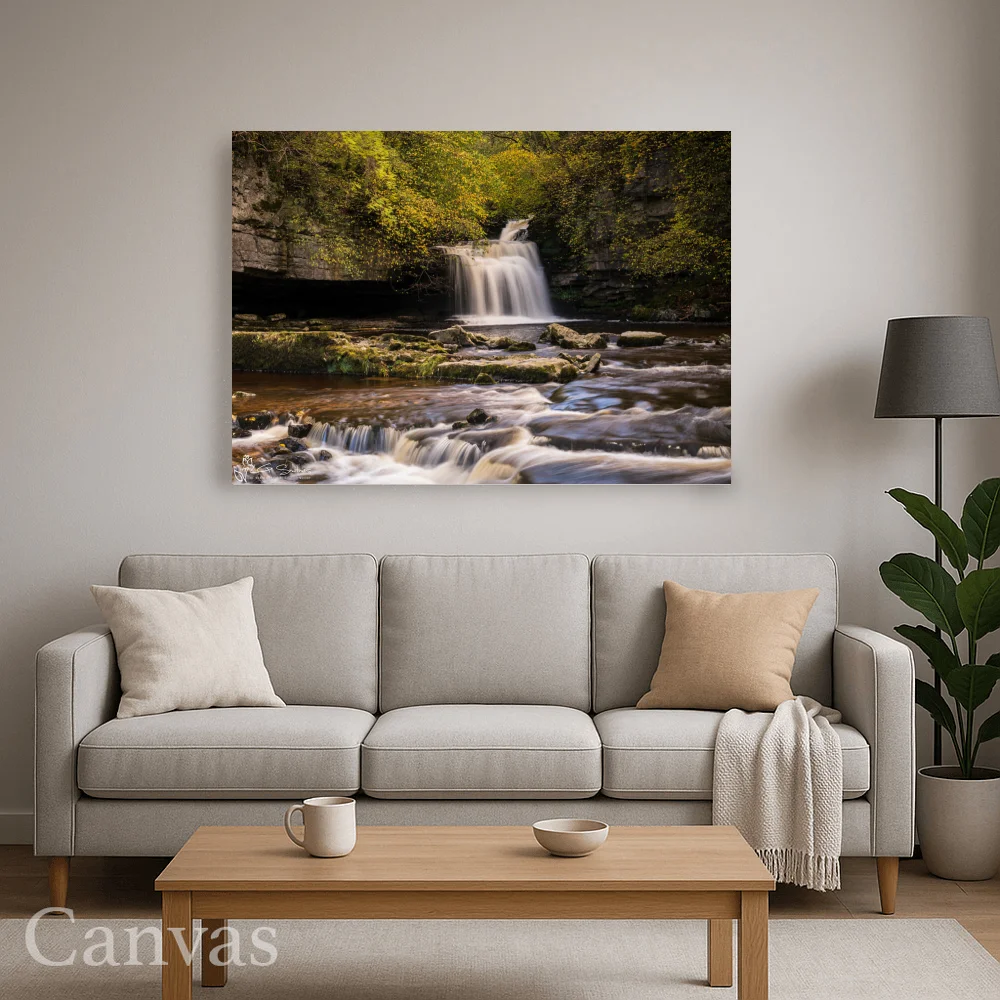 West Burton Falls 8 West Burton Falls - Wall-art-for-living-room-landscape