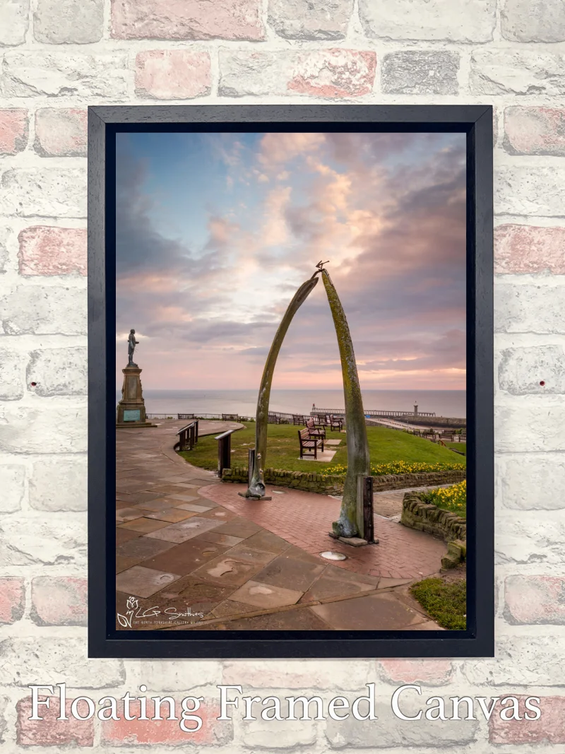 West Cliff Whitby 7 West Cliff Whitby - Float-Frame-Canvas-Portrait