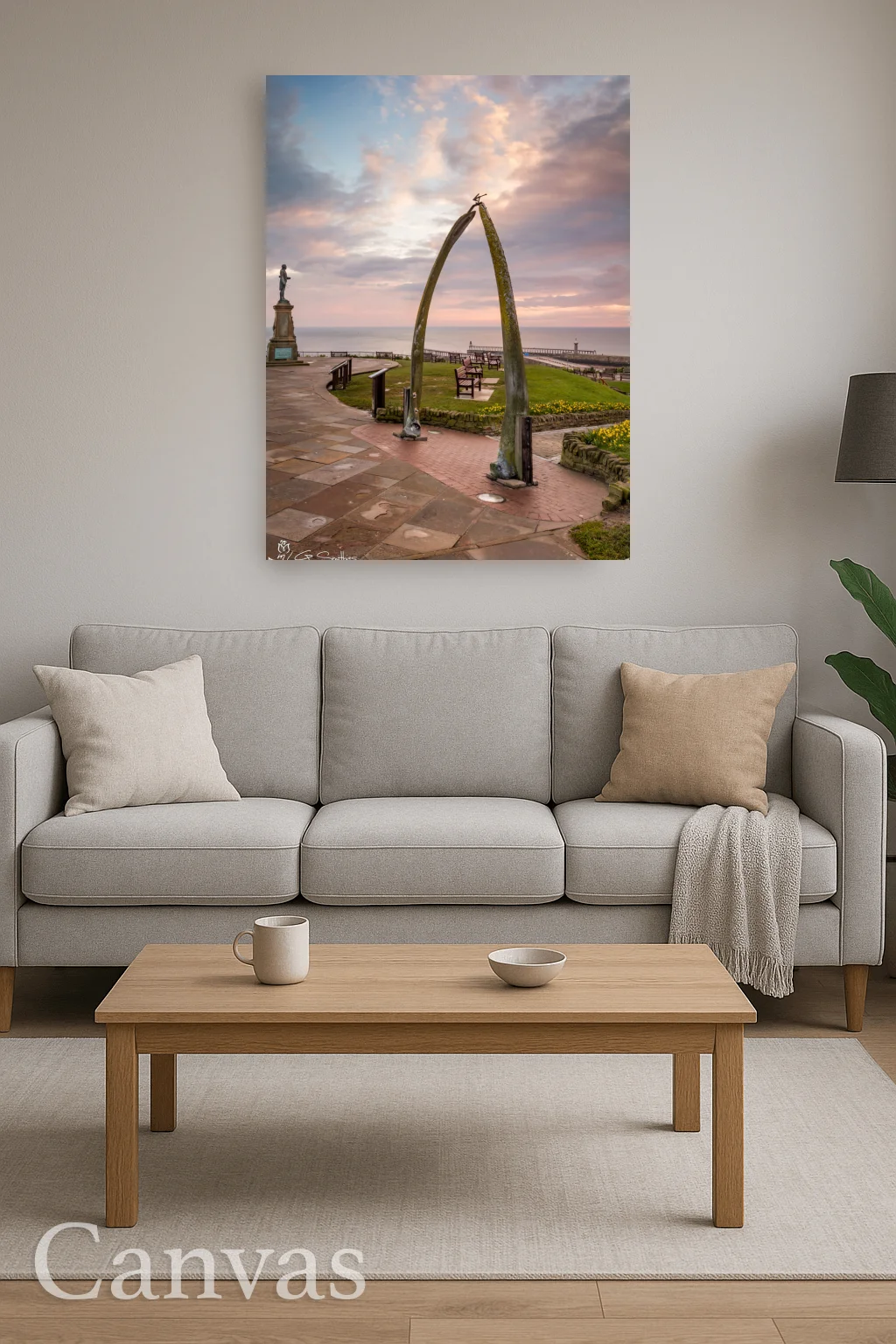 West Cliff Whitby 8 West Cliff Whitby - Wall-art-for-living-room-portrait