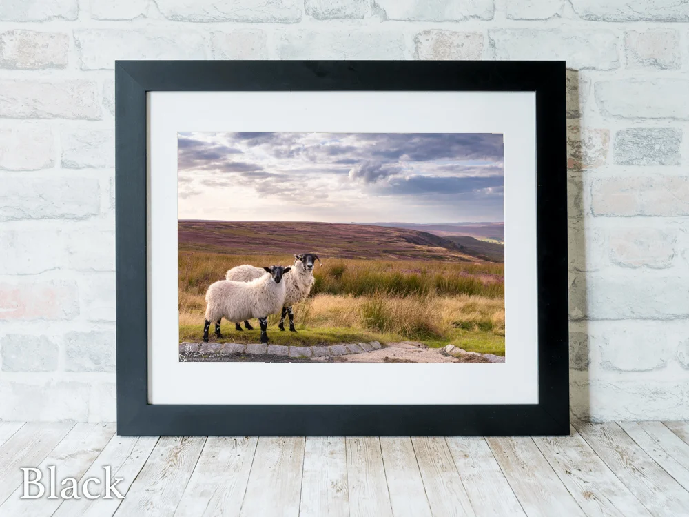 Westerdale and Roseberry Topping 6 Westerdale and Roseberry Topping - Black-Landscape-Frame