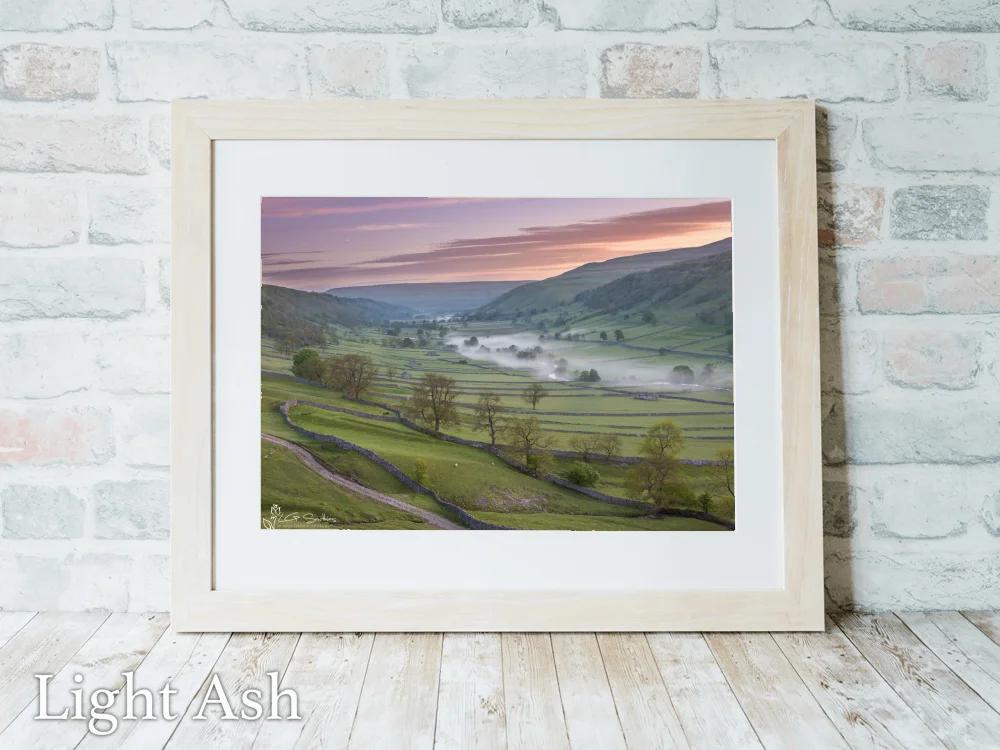 Wharfedale Valley 5 Wharfedale Valley - Light-Ash-Landscape-Frame