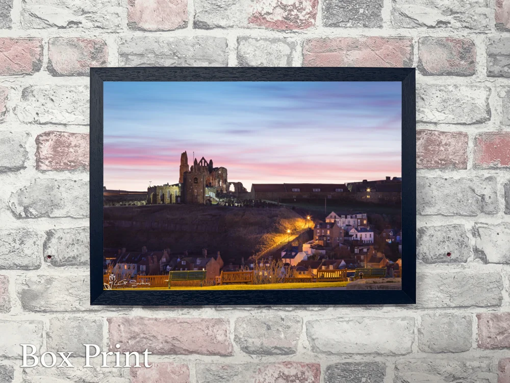 Whitby Abbey And Its 199 Steps 4 Whitby Abbey And Its 199 Steps - Landscape-Box-Print