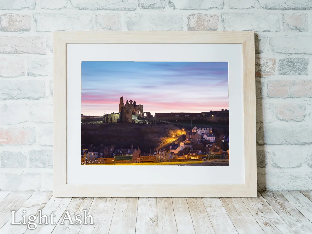 Whitby Abbey And Its 199 Steps 5 Whitby Abbey And Its 199 Steps - Light-Ash-Landscape-Frame