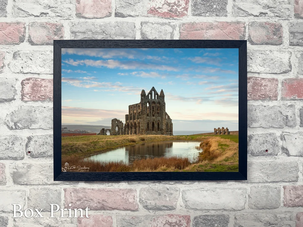 Whitby Abbey 4 Whitby Abbey - Landscape-Box-Print