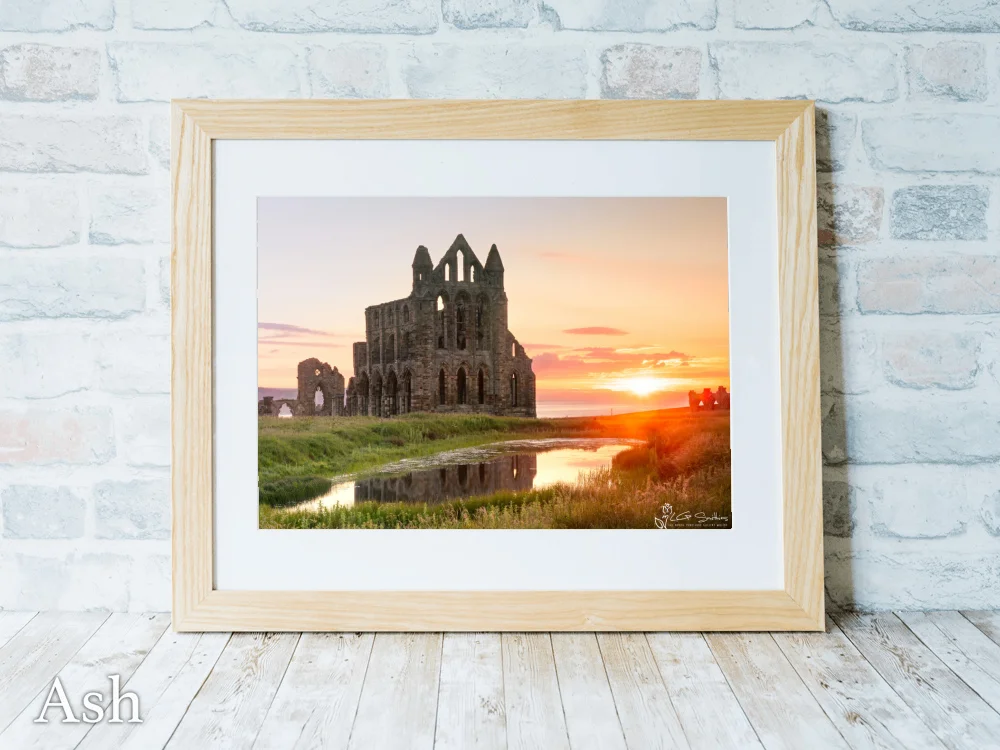 Whitby Abbey Summer Sunset 7 Whitby Abbey Summer Sunset - Ash-Landscape-Frame