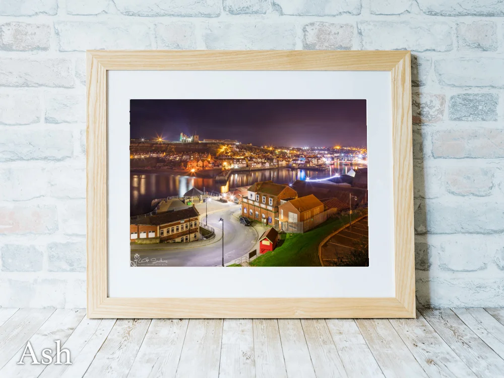 Whitby and The Illuminated Abbey 7 Whitby and The Illuminated Abbey - Ash-Landscape-Frame