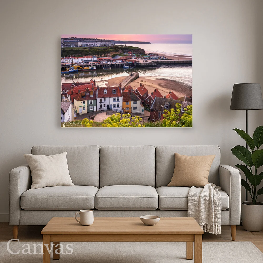 Whitby Evening 8 Whitby Evening - Wall-art-for-living-room-landscape