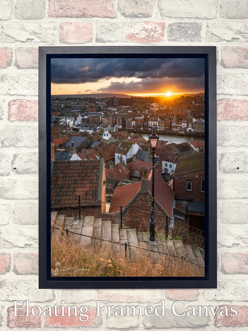 Whitby In January 7 Whitby In January - Float-Frame-Canvas-Portrait