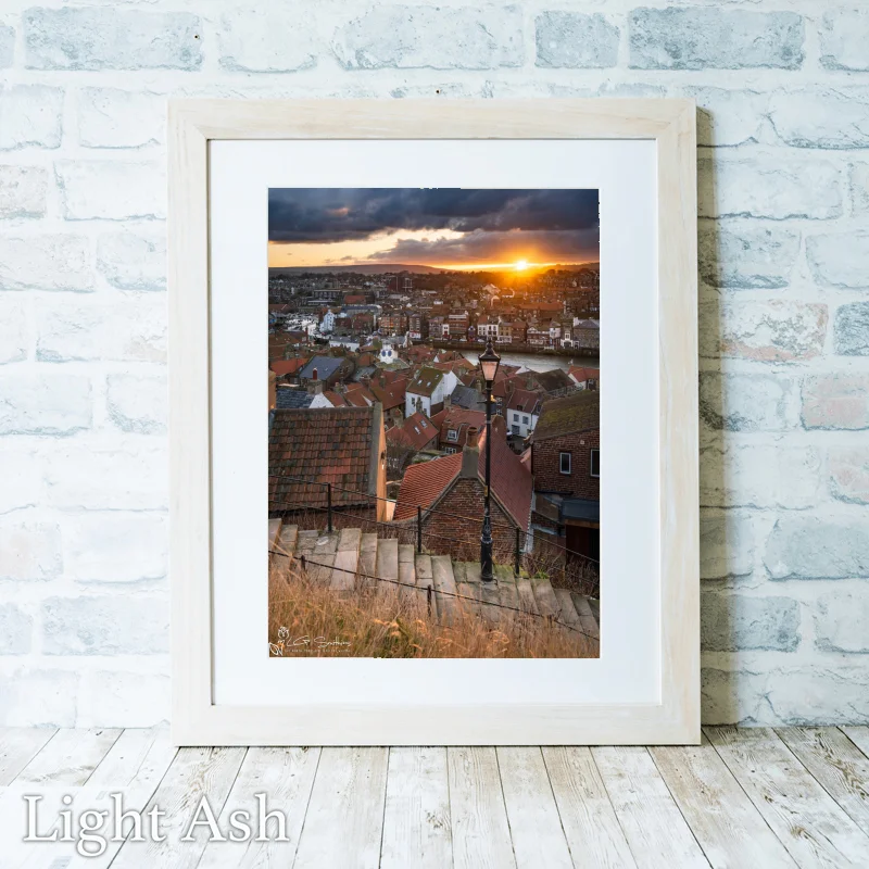 Whitby In January 2 Whitby In January - Light-Ash-Portrait-Frame