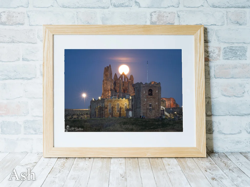 Whitby Moon 7 Whitby Moon - Ash-Landscape-Frame