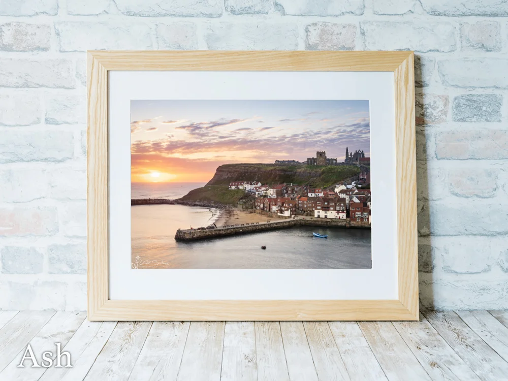 Whitby Morning 7 Whitby Morning - Ash-Landscape-Frame