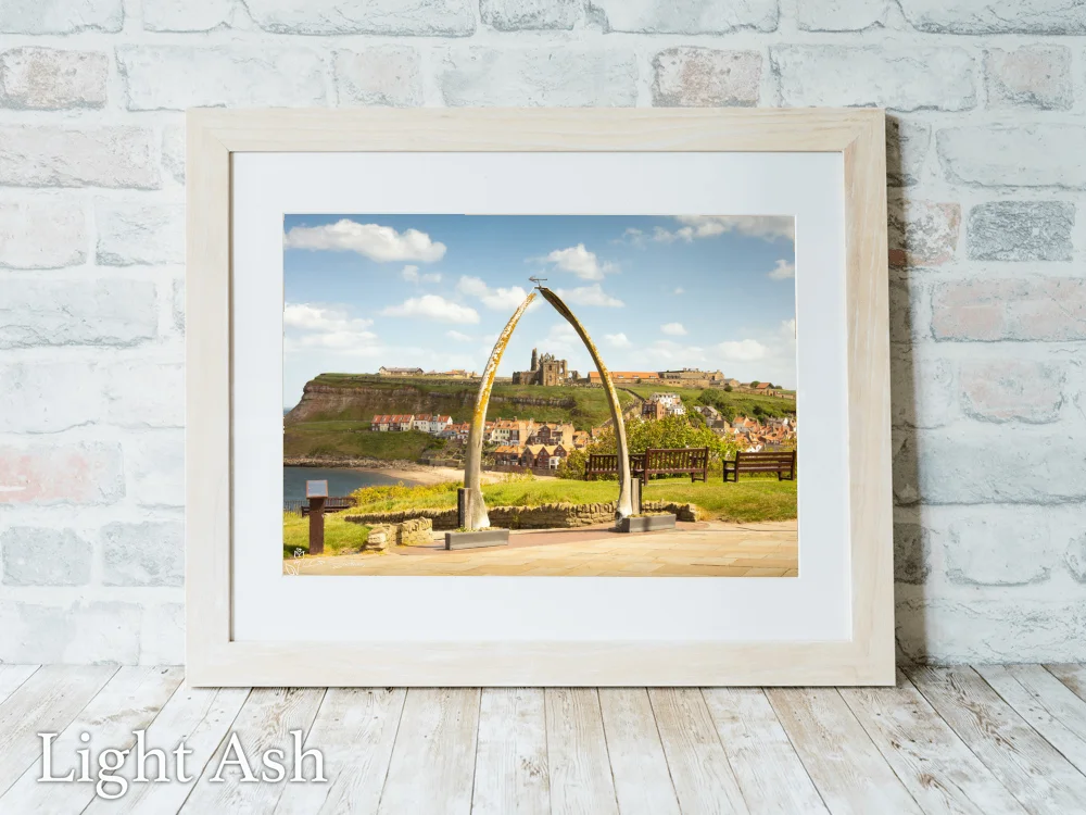 Whitby On A Sunny Spring Day 5 Whitby On A Sunny Spring Day - Light-Ash-Landscape-Frame