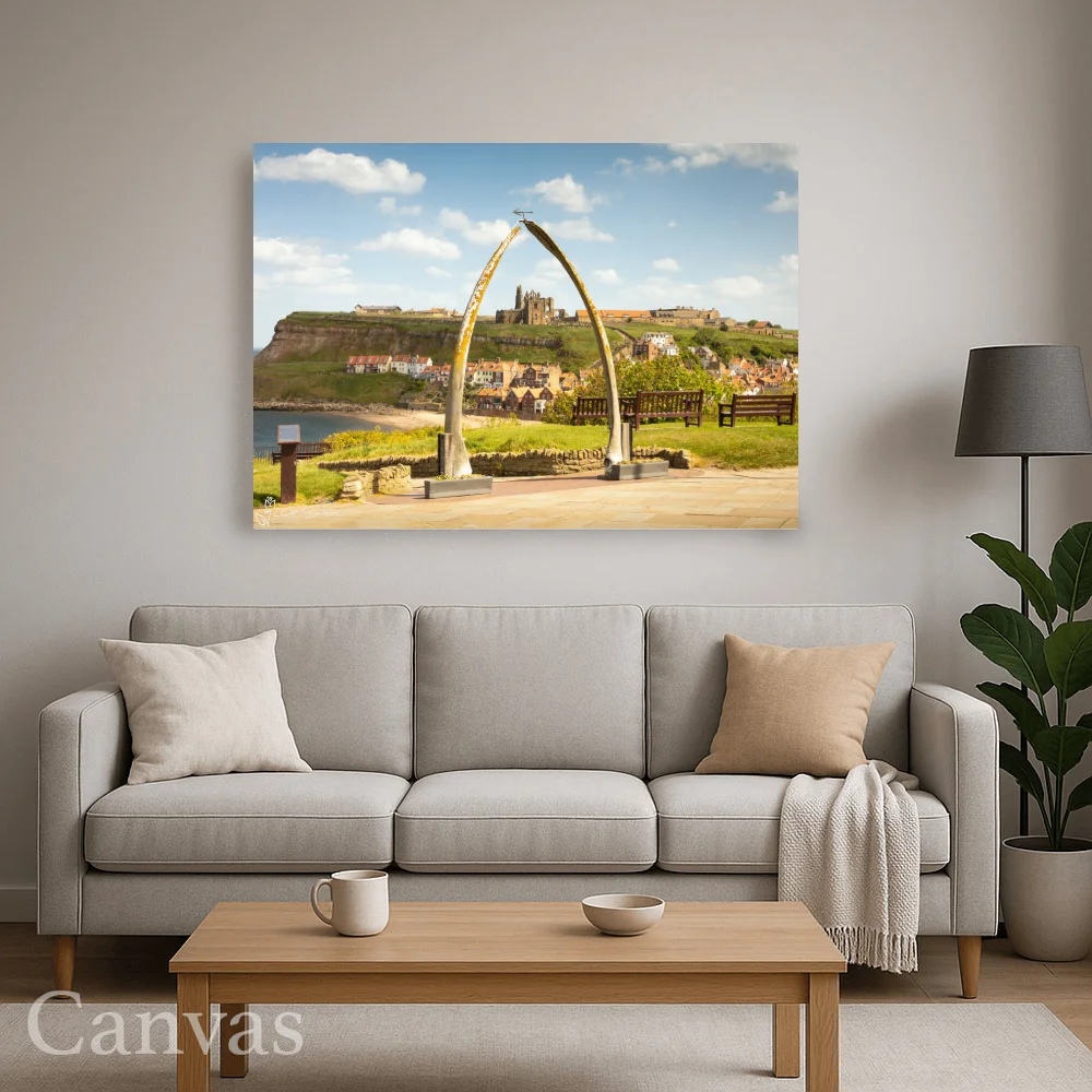 Whitby On A Sunny Spring Day 8 Whitby On A Sunny Spring Day - Wall-art-for-living-room-landscape