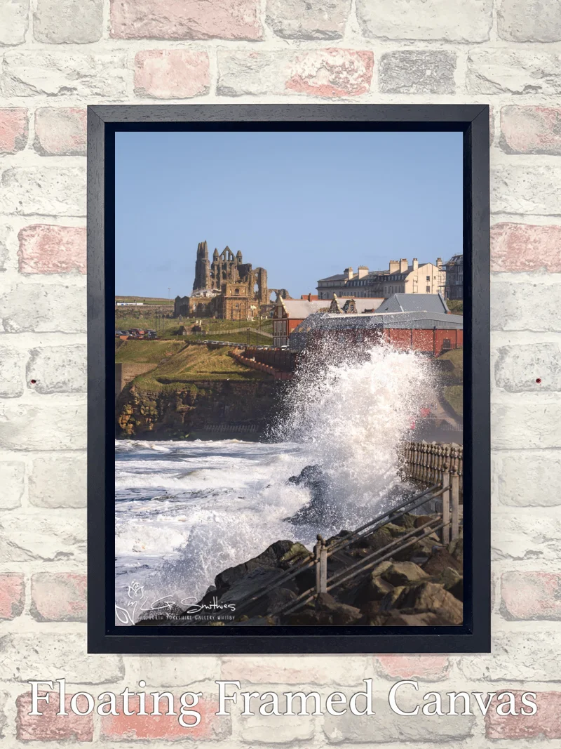 Whitby On Sea 7 Whitby On Sea - Float-Frame-Canvas-Portrait