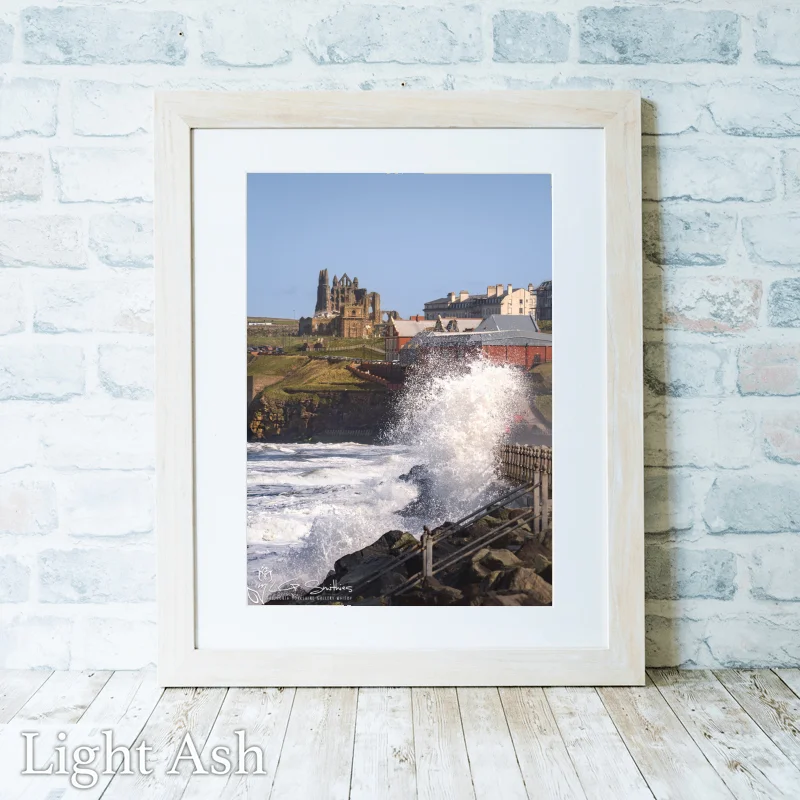 Whitby On Sea 2 Whitby On Sea - Light-Ash-Portrait-Frame
