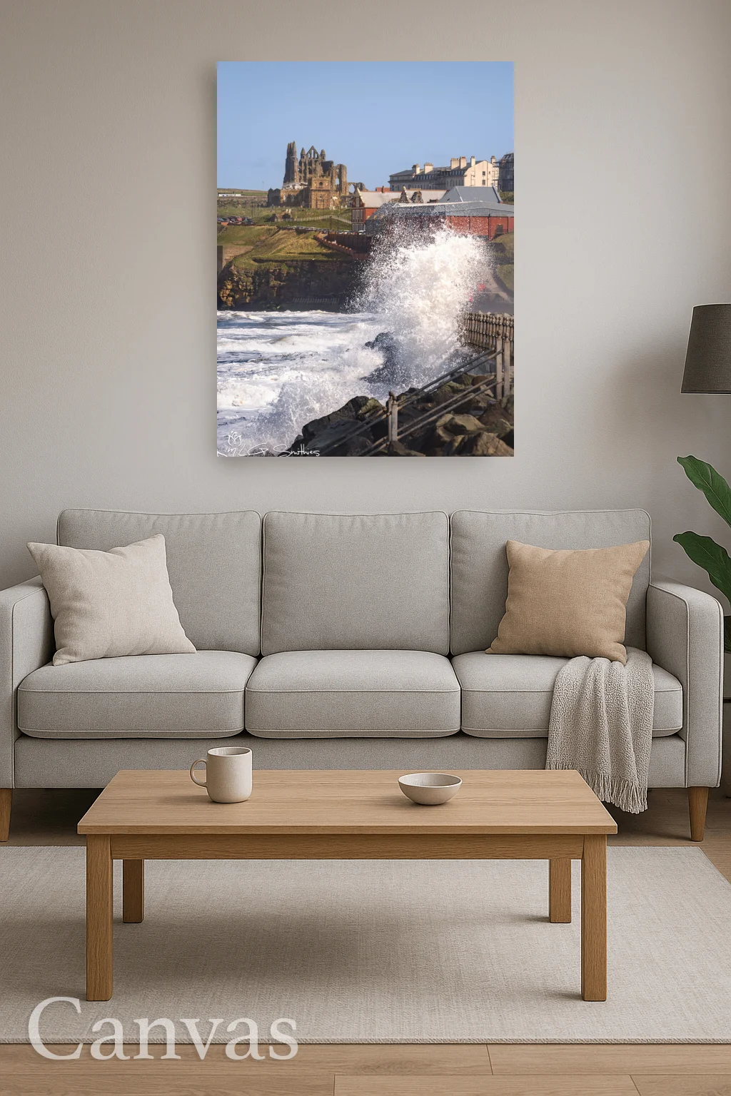 Whitby On Sea 8 Whitby On Sea - Wall-art-for-living-room-portrait