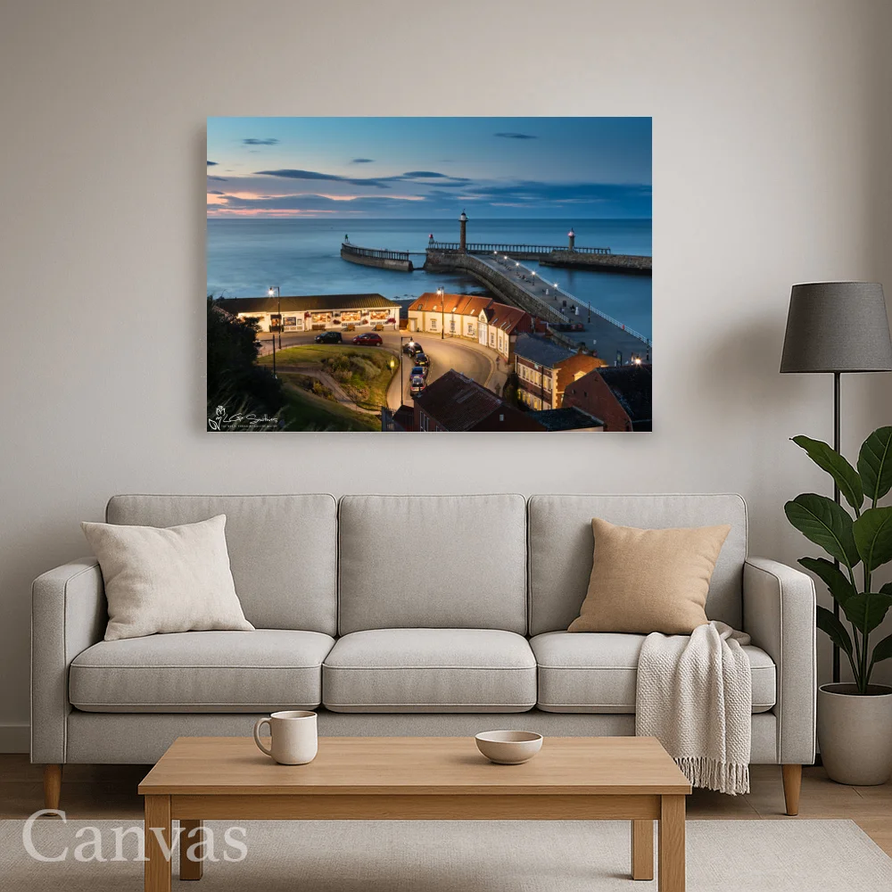 Whitby Piers From Khyber Pass 8 Whitby Piers From Khyber Pass - Wall-art-for-living-room-landscape