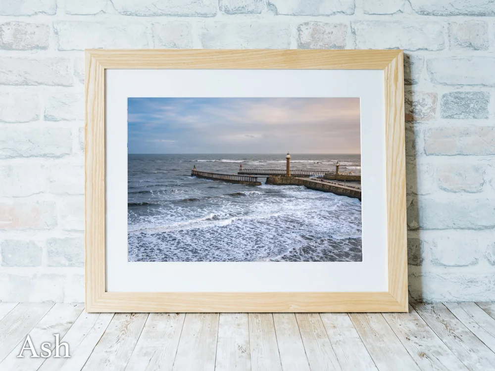 Whitby Sea 7 Whitby Sea - Ash-Landscape-Frame