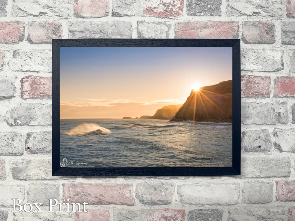 Whitby Sisters Sunrise 4 Whitby Sisters Sunrise - Landscape-Box-Print