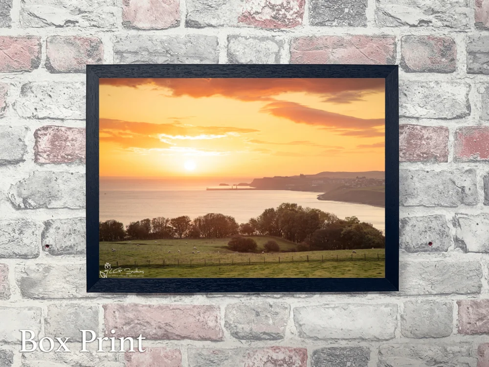 Whitby Sunrise From Lythe 4 Whitby Sunrise From Lythe - Landscape-Box-Print