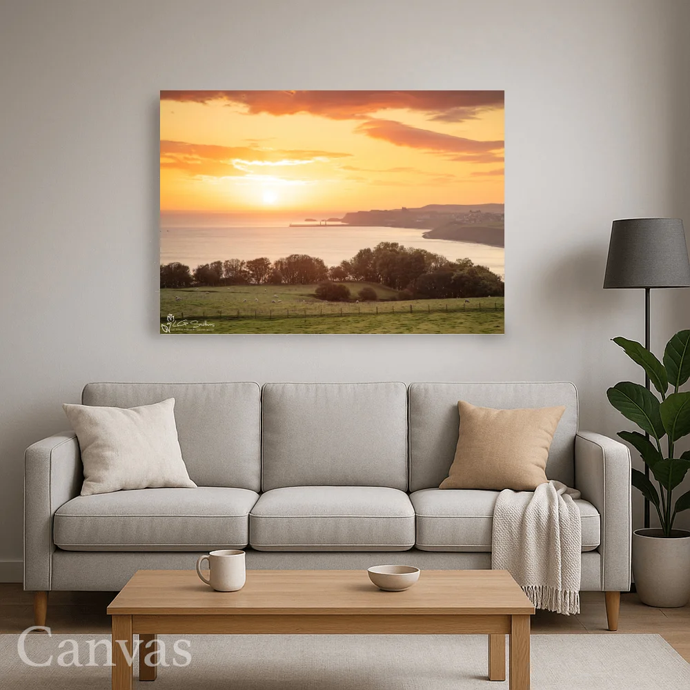 Whitby Sunrise From Lythe 8 Whitby Sunrise From Lythe - Wall-art-for-living-room-landscape