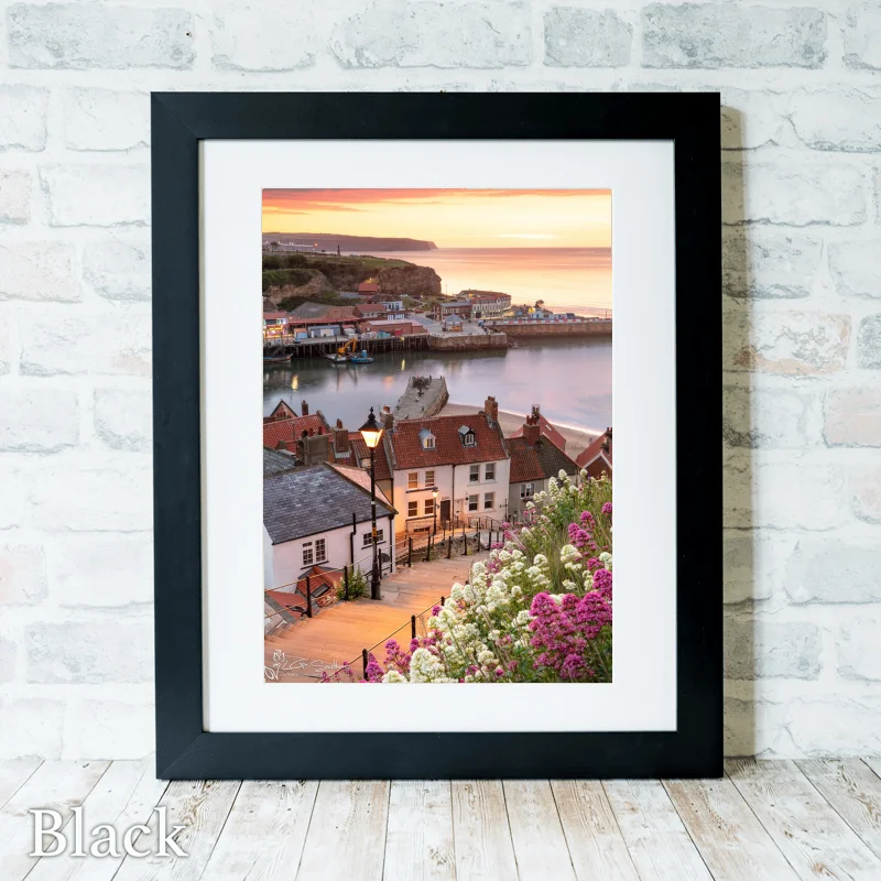 Whitby's 199 Steps 2019 4 Whitby's 199 Steps 2019 - Black-Portrait-Frame