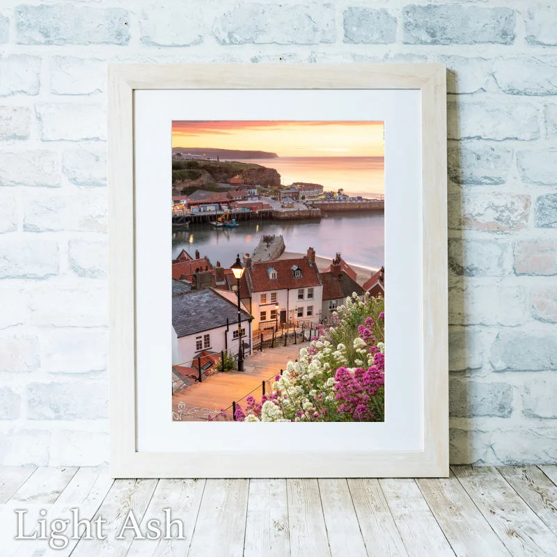 Whitby's 199 Steps 2019 3 Whitby's 199 Steps 2019 - Light-Ash-Portrait-Frame