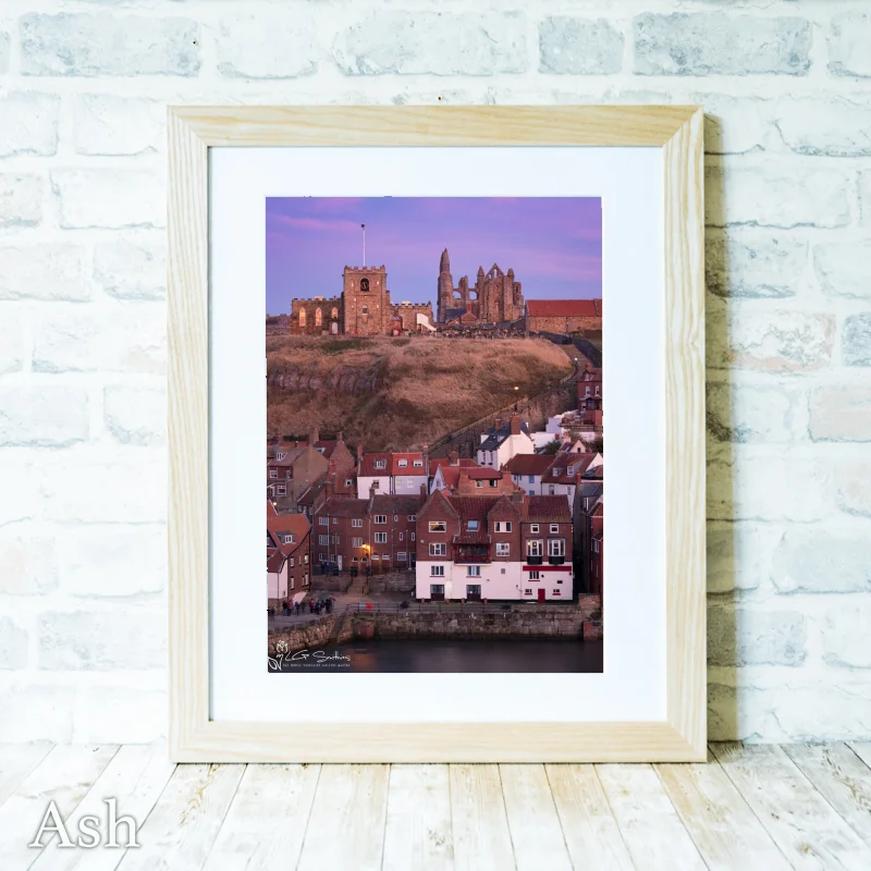 Whitby’s St Helen's Steps And Abbey 4 Whitby’s St Helen's Steps And Abbey - Ash-Portrait-Frame