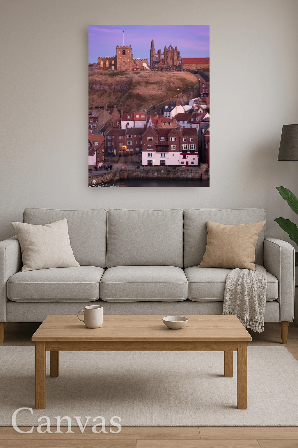 Whitby’s St Helen's Steps And Abbey 8 Whitby’s St Helen's Steps And Abbey - Wall-art-for-living-room-portrait