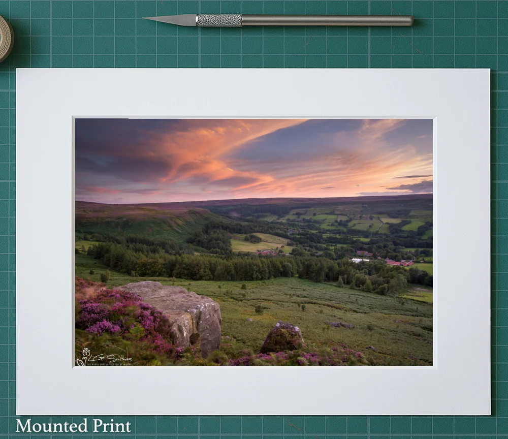 Windswept Botton Village 2 Windswept Botton Village - Landscape-Mounted-Print