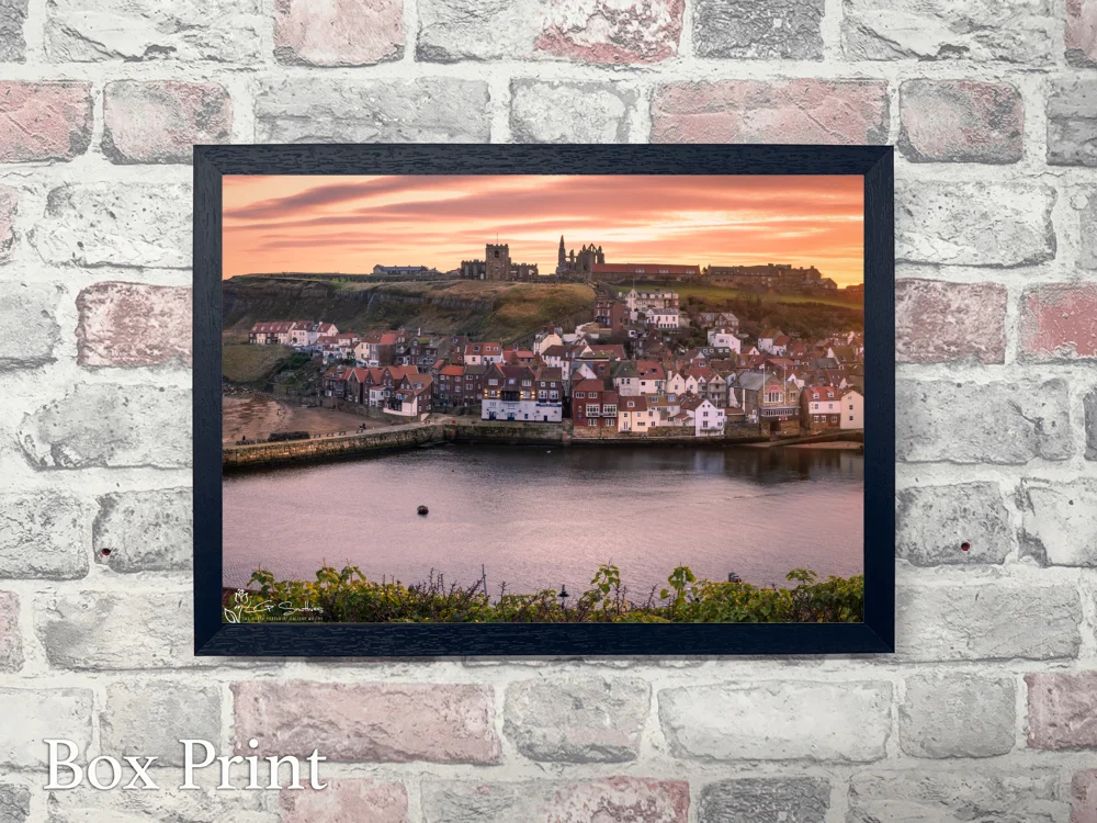 Winter Sunrise Over East Whitby 4 Winter Sunrise Over East Whitby - Landscape-Box-Print