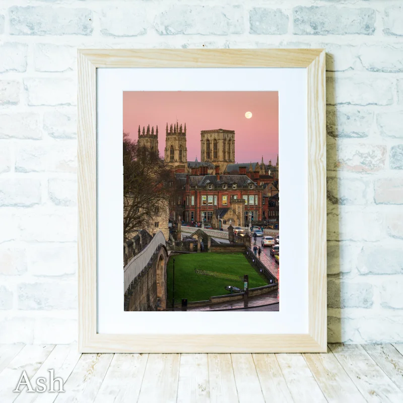 Wolf Moon Over York Minster 4 Wolf Moon Over York Minster - Ash-Portrait-Frame