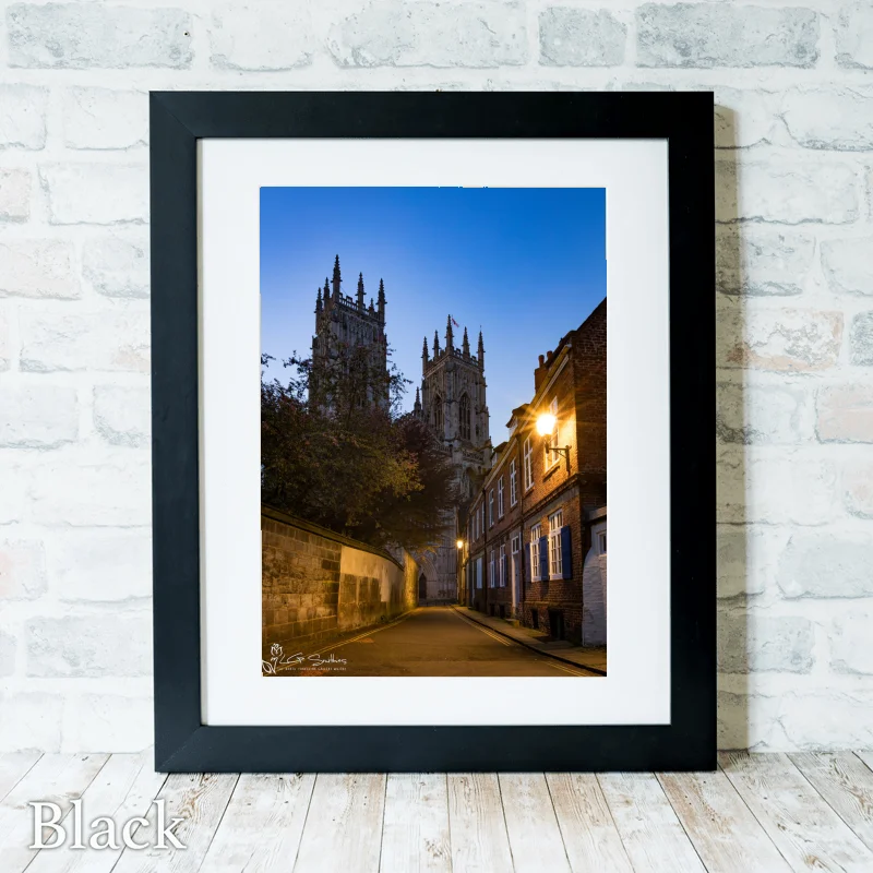 York Minster 3 York Minster - Black-Portrait-Frame